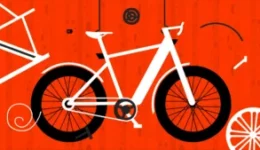 Illustratie van een Belgische fiets voor APBC