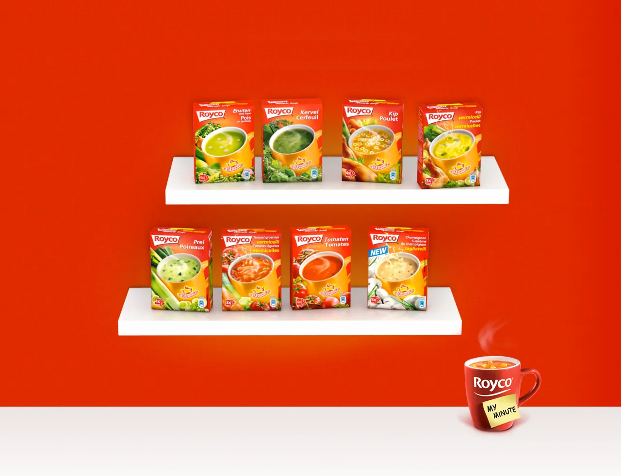 Royco Minute Soup 3D designs