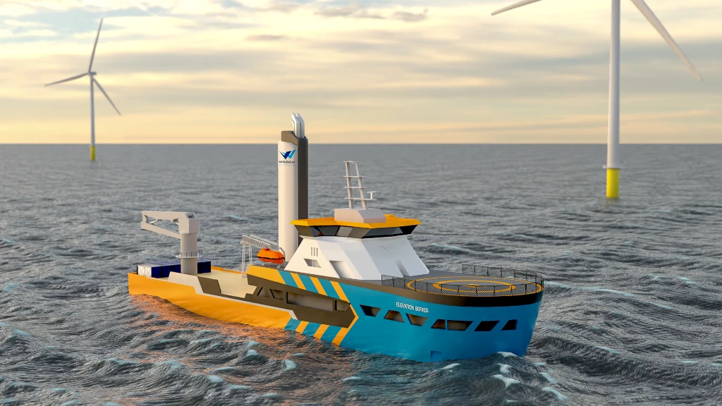 Windcat hydrogen boats for the wind industry